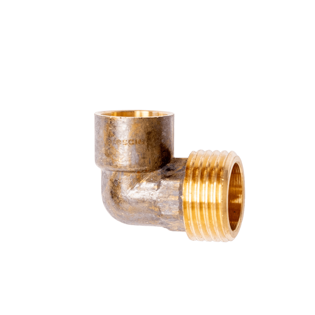 Brass 90-Degree Elbow Fitting